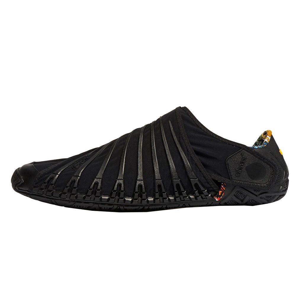 Zapatos Mujer Negros - Furoshiki Bajos - PYZRHG-689